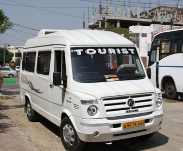 Tempo traveller on rent
